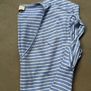 Wrap London Blue & White Striped Dress